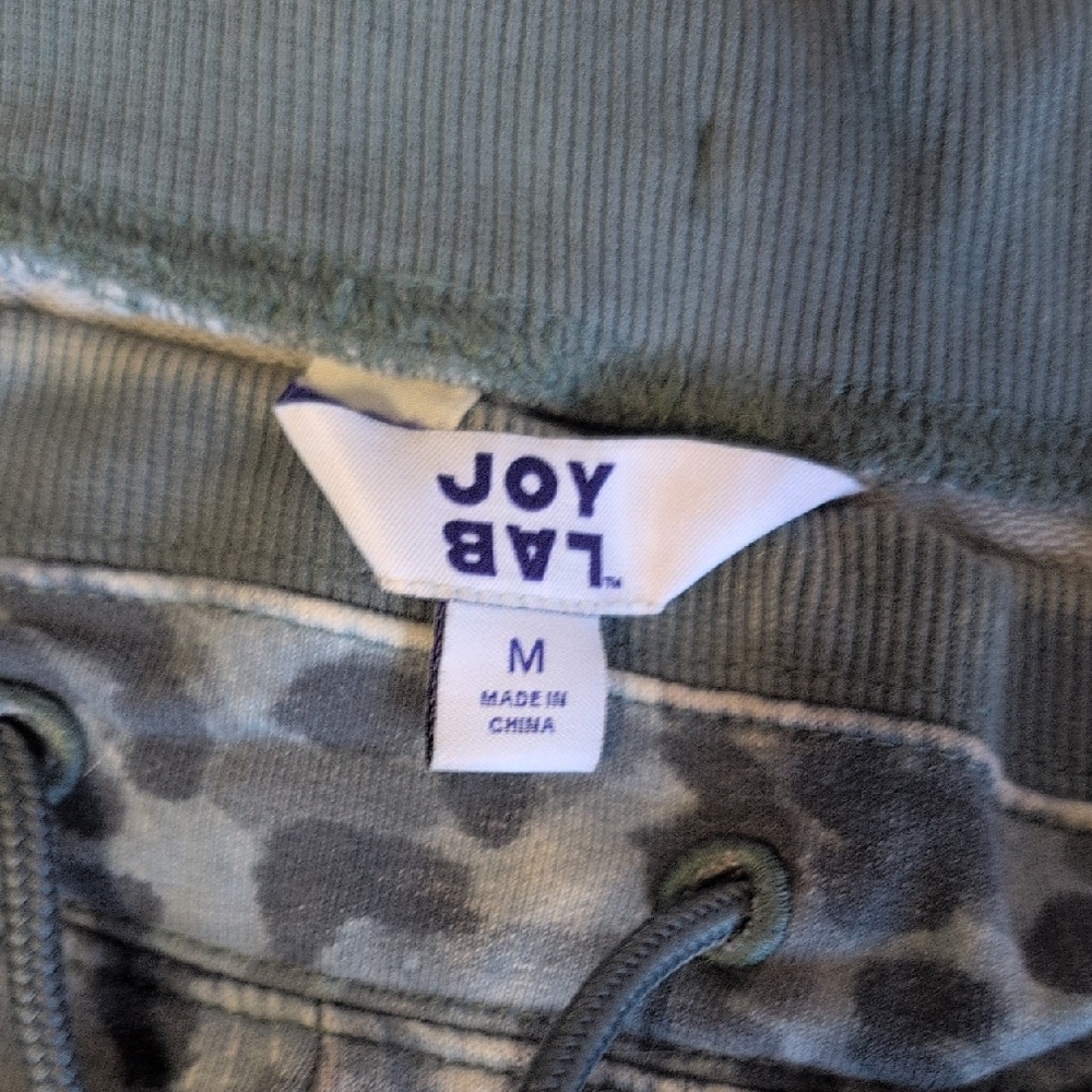 JoyLab Gray Leopard Print Joggers - Picture 2 of 3